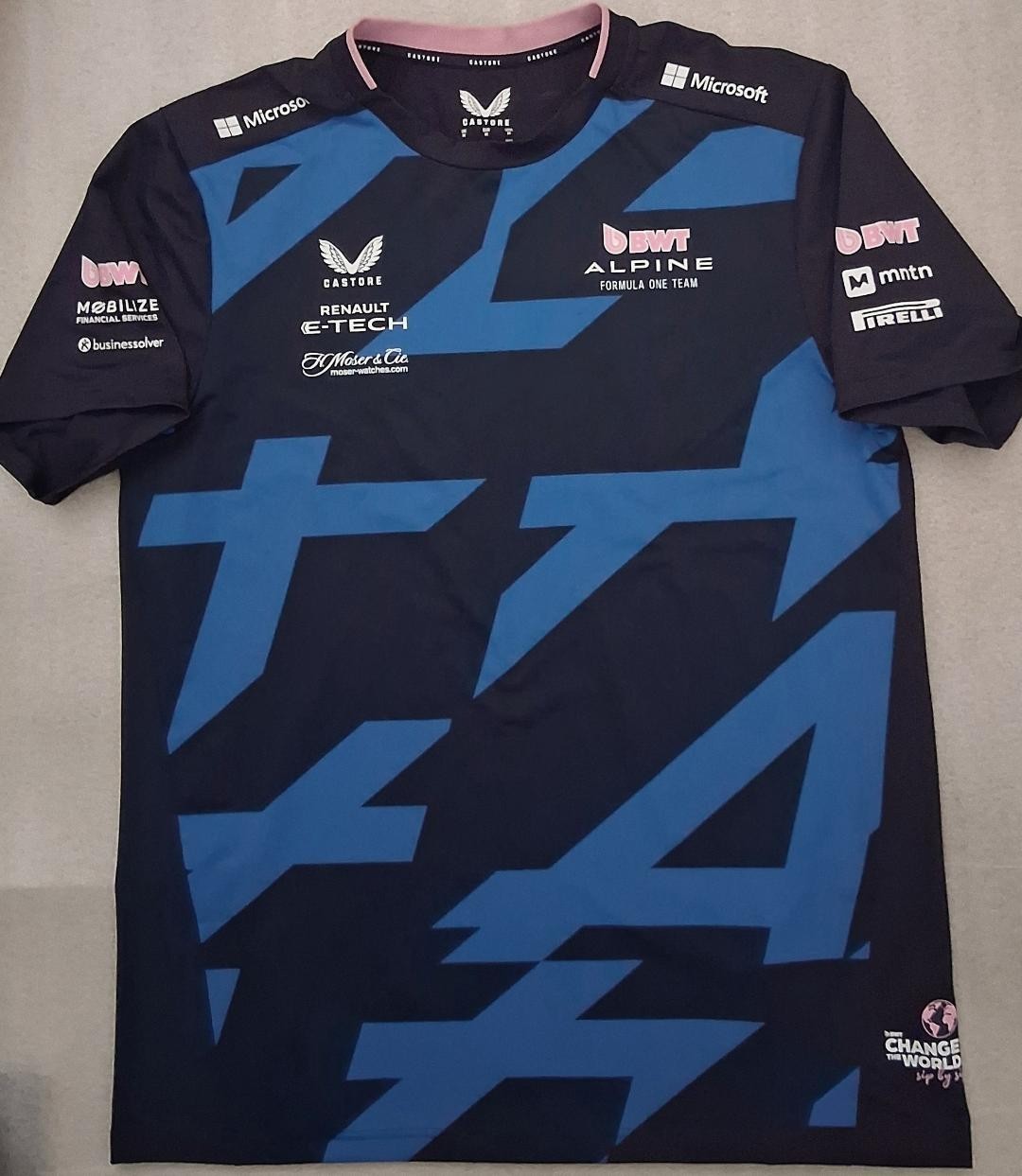 Castore Alpine F1 2025 Driver Shirt PG10 Pierre Gasly M racing formula one