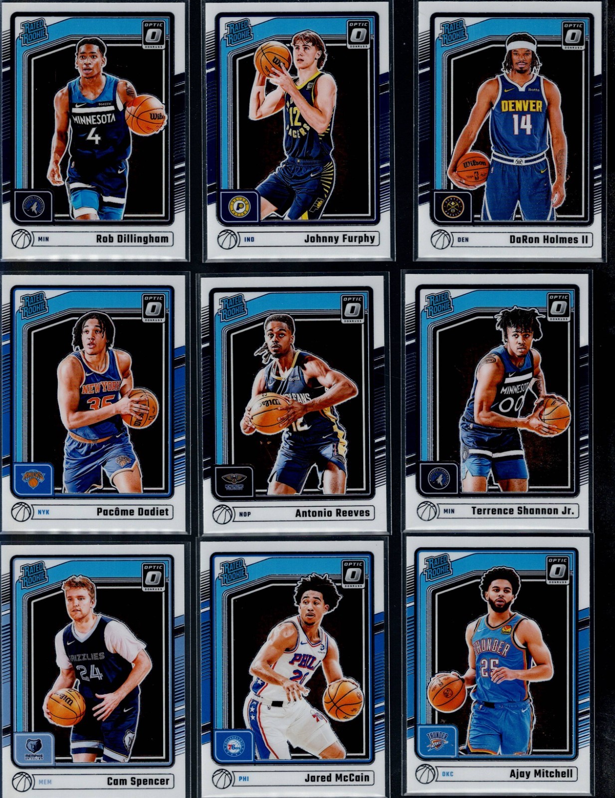 2024-25 OPTIC BASKETBALL YOU PICK 251-300 + INSERTS BUY MORE SAVE MORE!