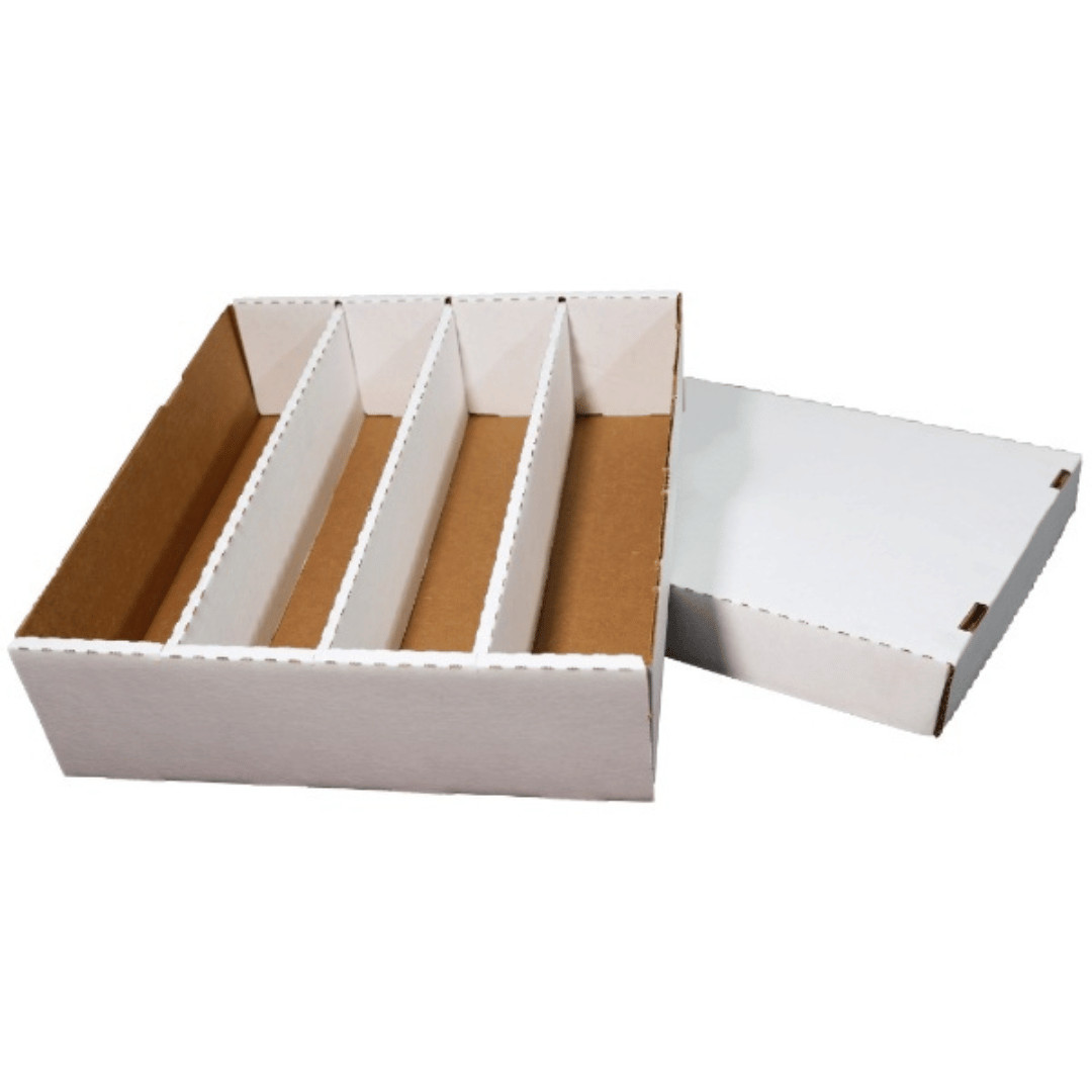 6-Pack • 3200-count • Trading Card Storage Box • Woodhaven Trading Firm