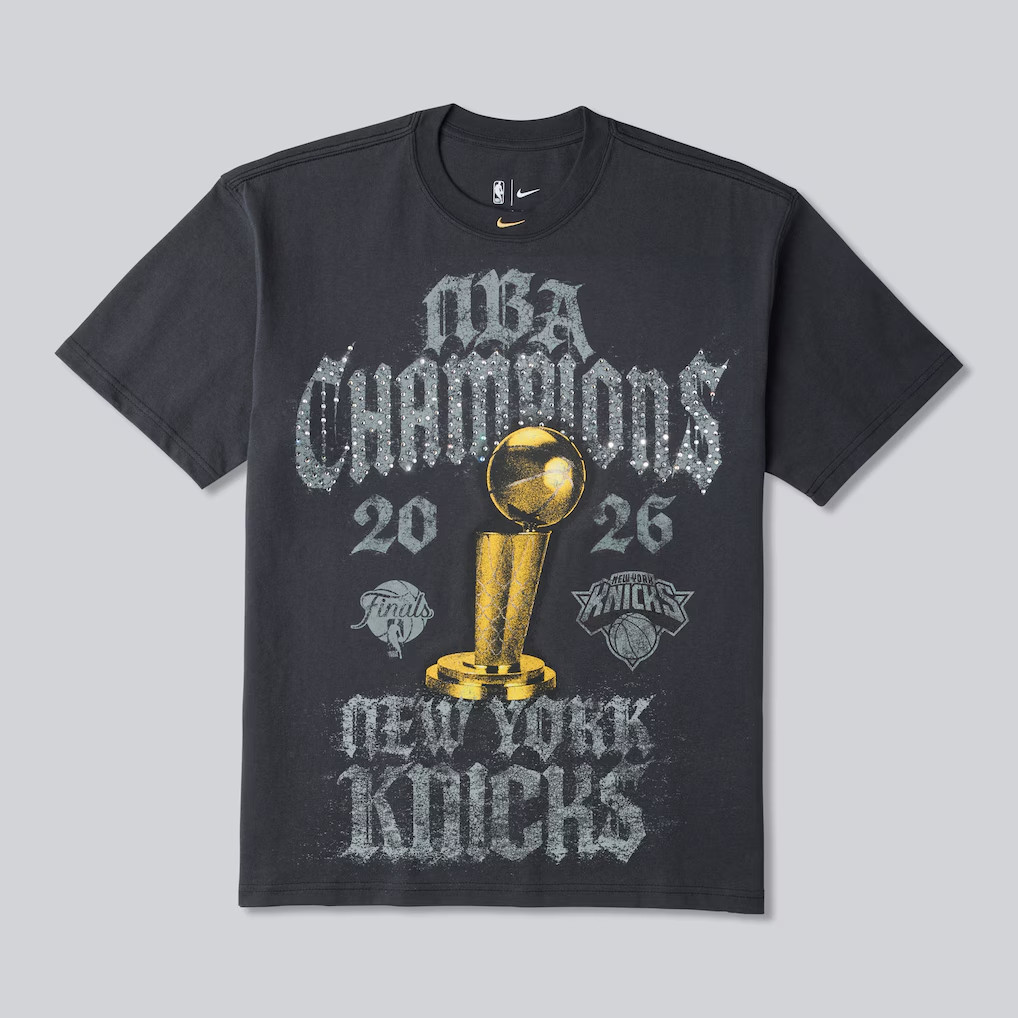 New York Knicks Nike NBA Finals Authentic Locker Room Limited On Court T-Shirt