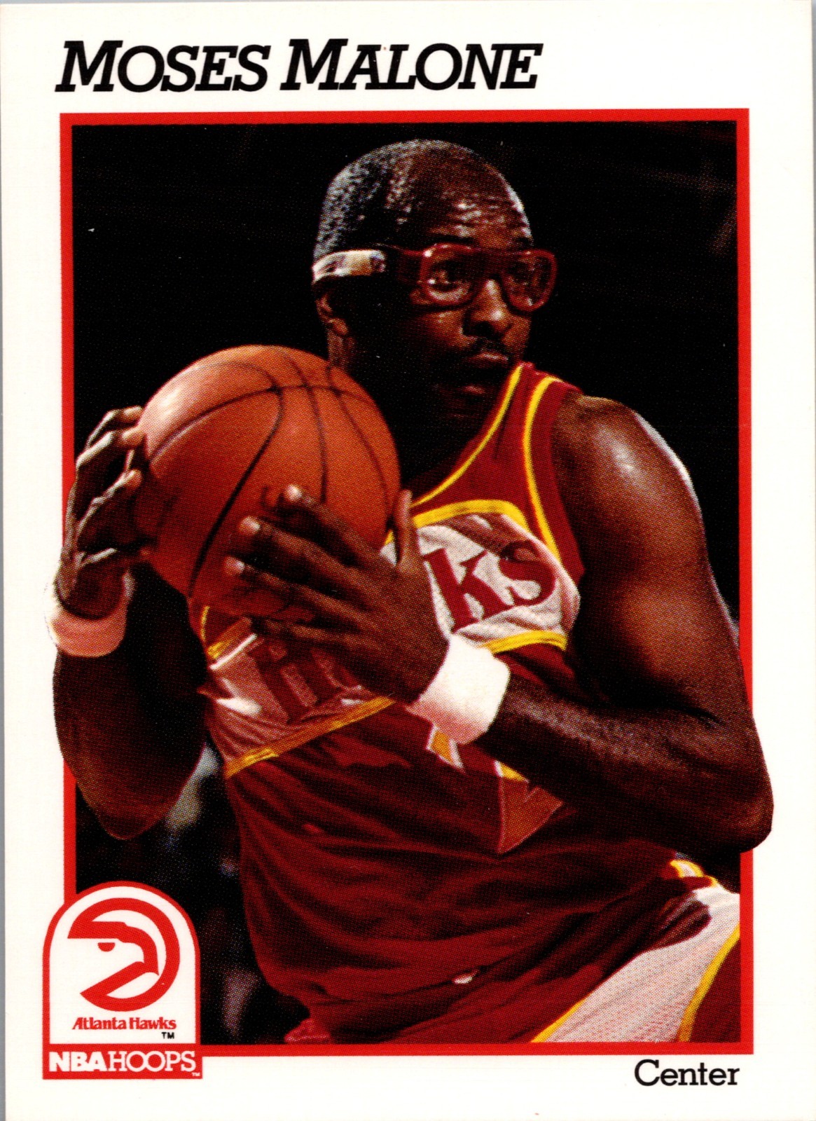 1991-92 NBA Properties Moses Malone [Base] Base Set #2