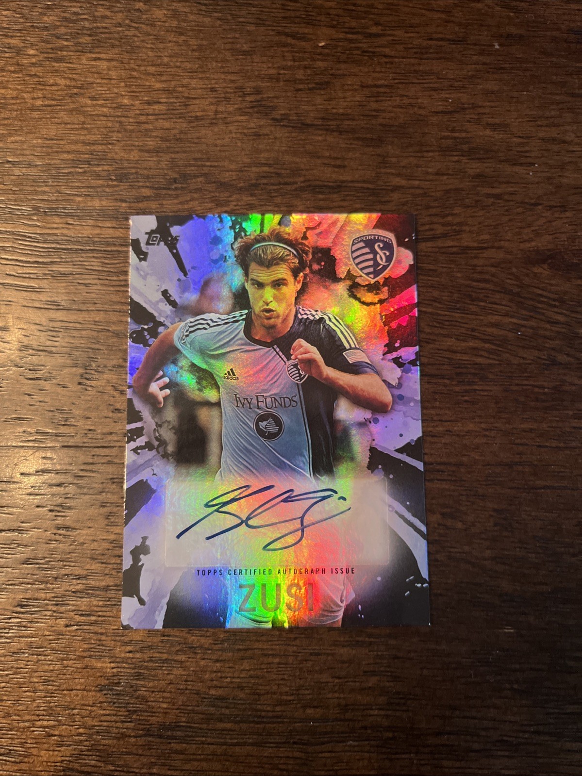 2014 Topps MLS – Maestros Autographs Graham Zusi #MA-GZ (AU) Soccer Card Auto