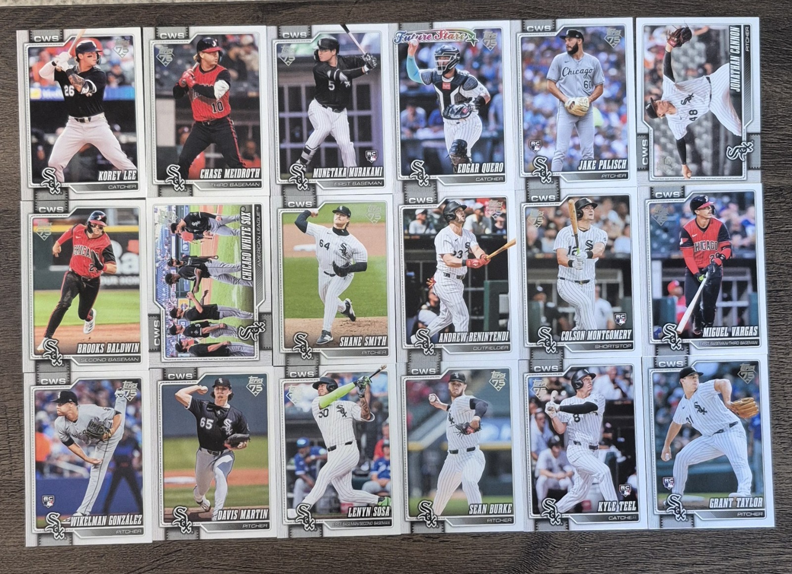 2026 Topps Series 1 & 2 Chicago White Sox Complete Team Set 18 Cards Murakami