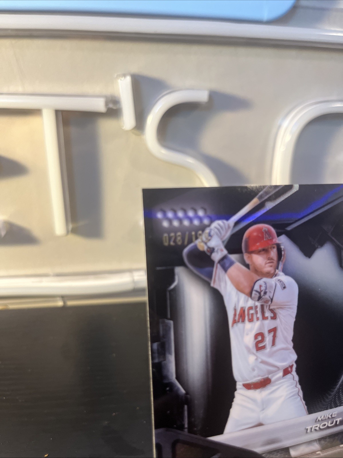 2026 Topps Chrome Black Mike Trout Refractor /199 Angels 🔥