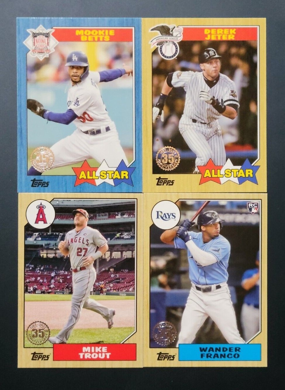 2022 Topps Series 1 / Series 2 / Update 1987 Topps 35th Anniversary You Pick
