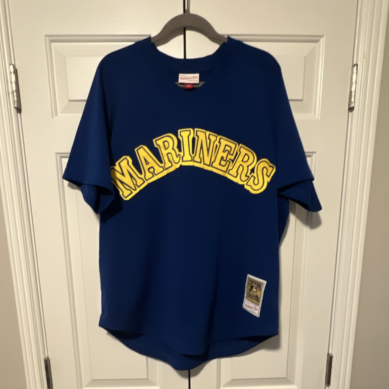 Mitchell & Ness Seattle Mariners Ken Griffey Jr Jersey XL Blue 1991 Throwback