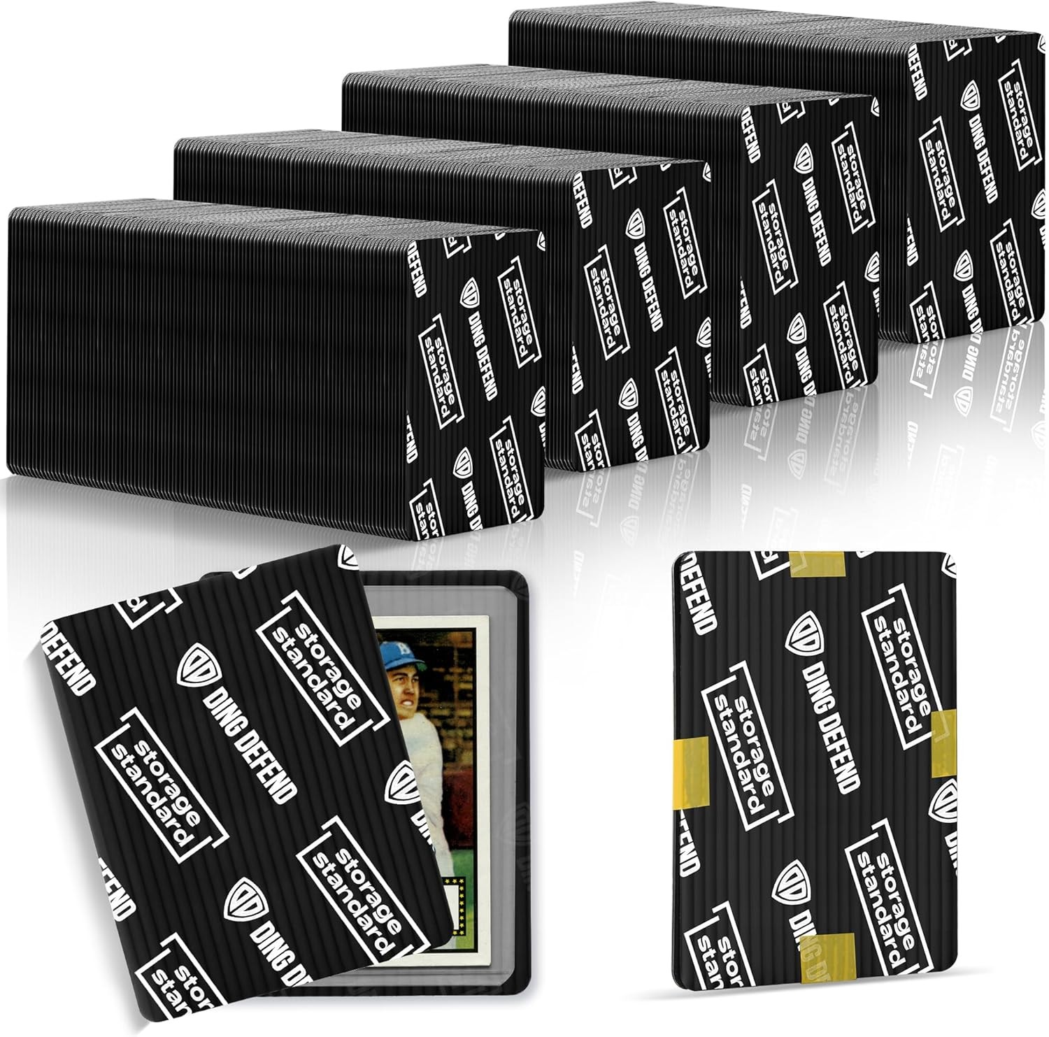 Ding Defend 110 Pack Trading Card Protector Shipping 3.5 X 4.5 Inch…