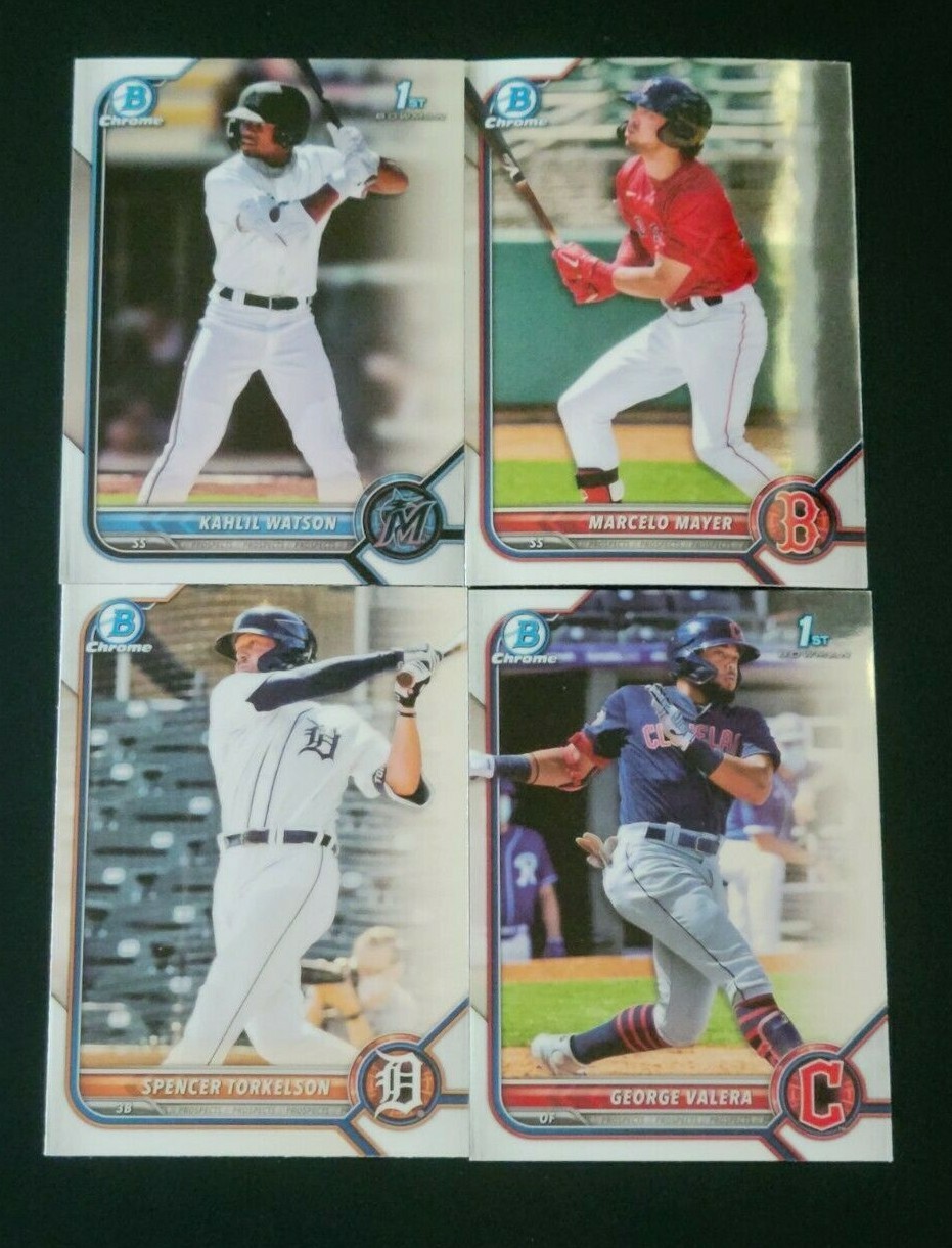 2022 Bowman Chrome Prospects BCP-1 to BCP-250 You Pick the Card