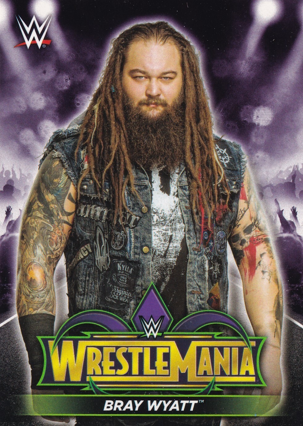 Bray Wyatt 2018 Topps WWE Road to Wrestlemania 34 Roster Card #R-4 The Fiend FCW