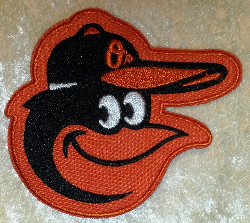 Baltimore Orioles 3.5″ Iron /Sew On Embroidered Patch ~ USA Seller!