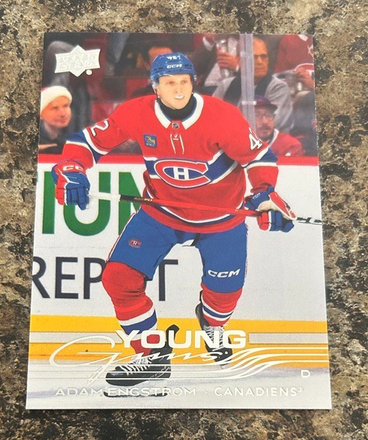 2025-26 Upper Deck Extended Series Young Guns Adam Engstrom #721 RC