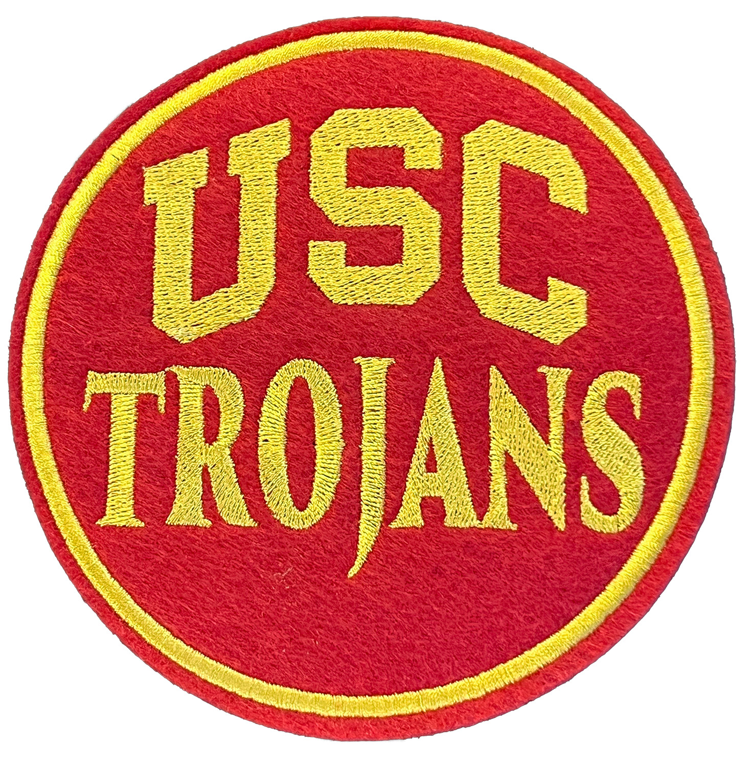 Embroidered Iron-on Patch – Multiple Sizes Available – USC Trojans