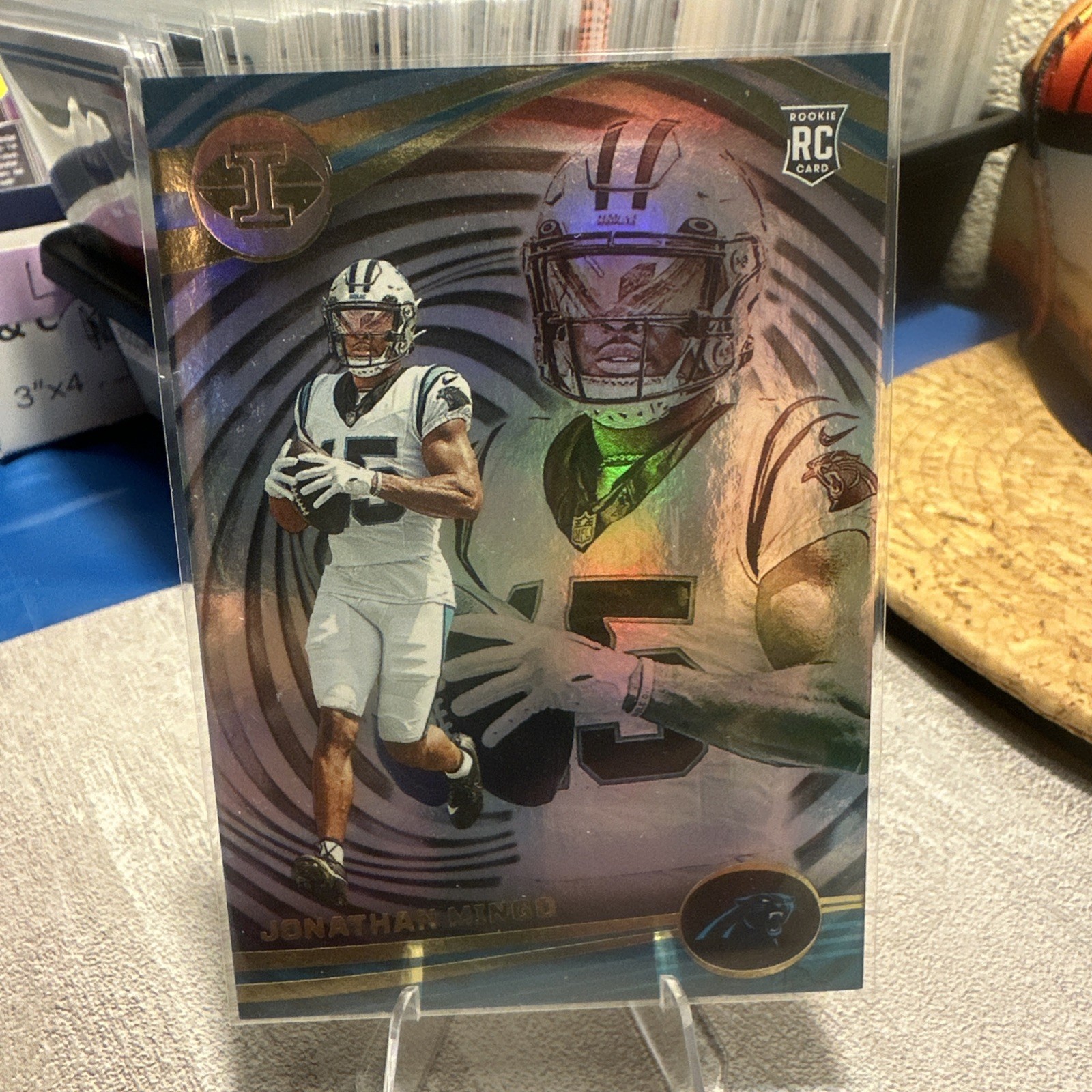 Error Non Auto Back Misprint 2023 Illusions JONATHAN MINGO #16 (RC)
