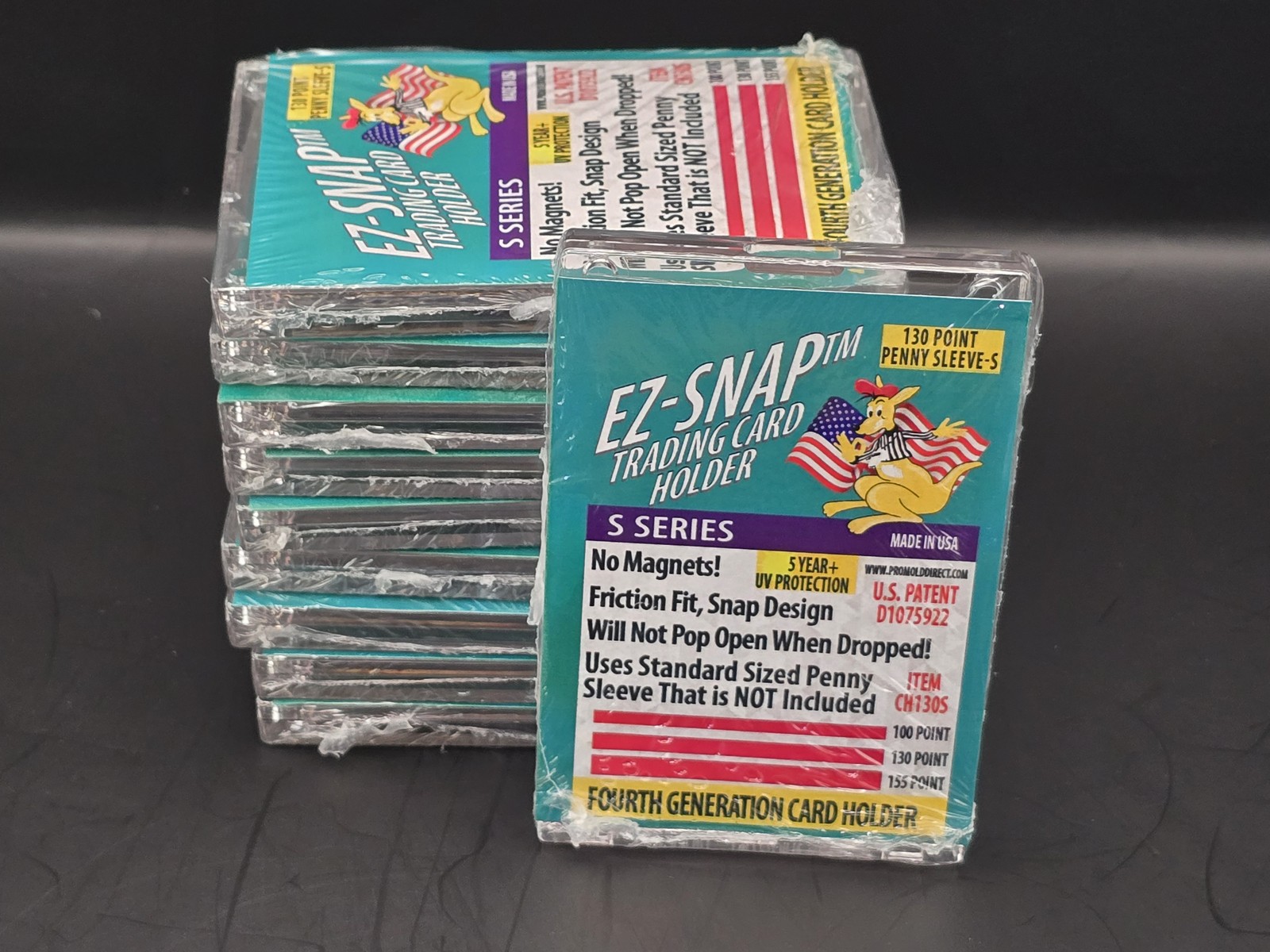 10x Pro Mold 130 Pt. 4th Gen EZ-Snap Card Holders S-Series with Sleeve – USA