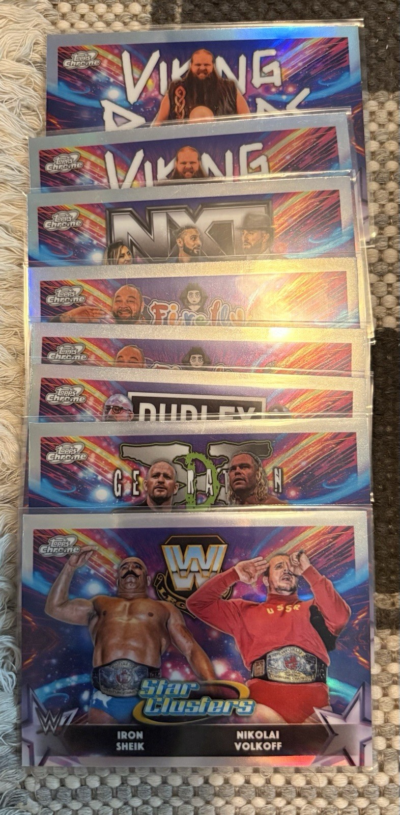 2026 Topps WWE Cosmic Chrome Inserts – Complete Your Set