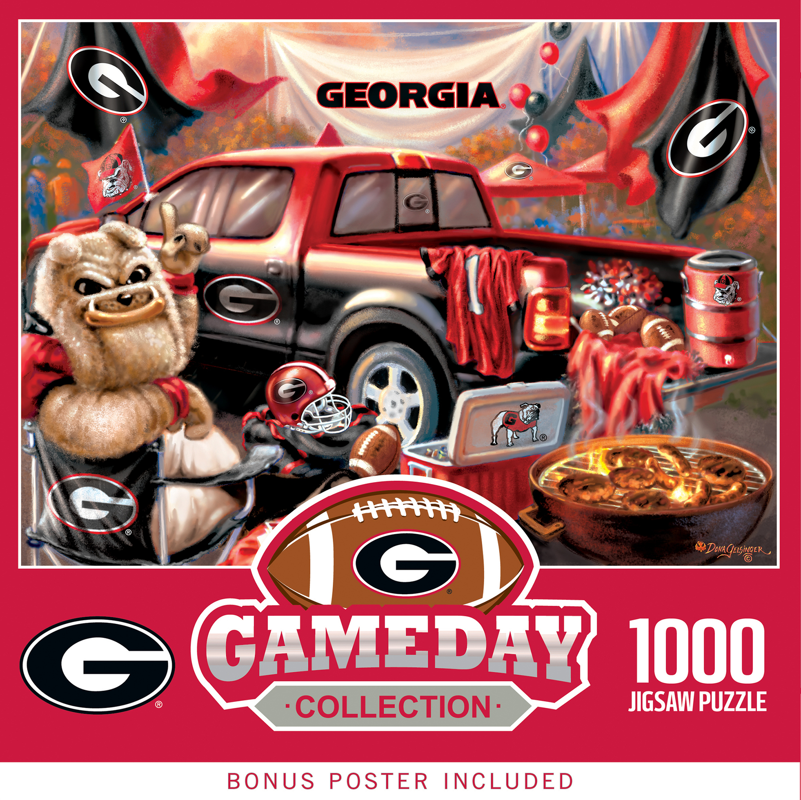MasterPieces – Georgia Bulldogs – NCAA Gameday 1000 Piece Jigsaw Puzzle
