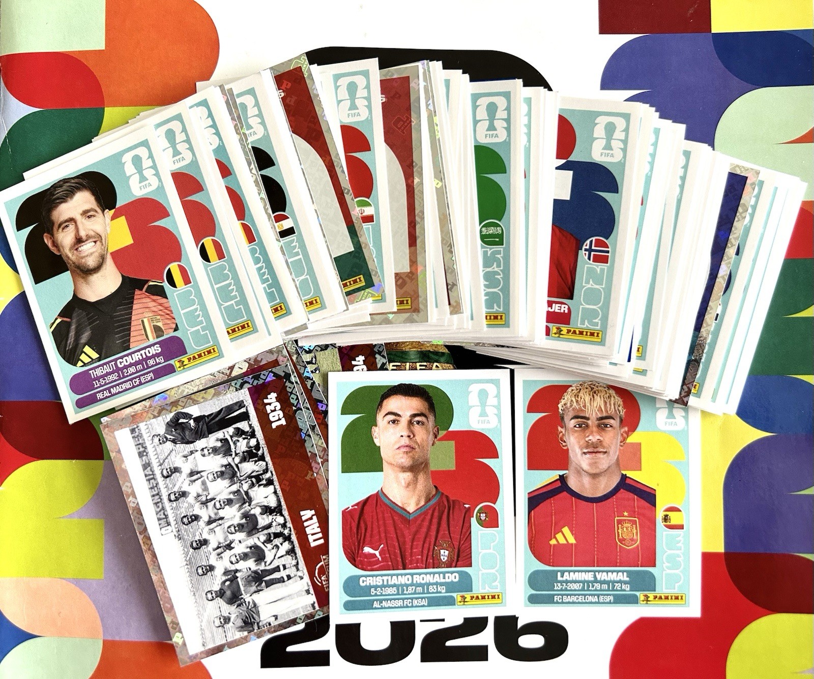 2026 Panini FIFA World Cup Stickers – GROUPS G-L