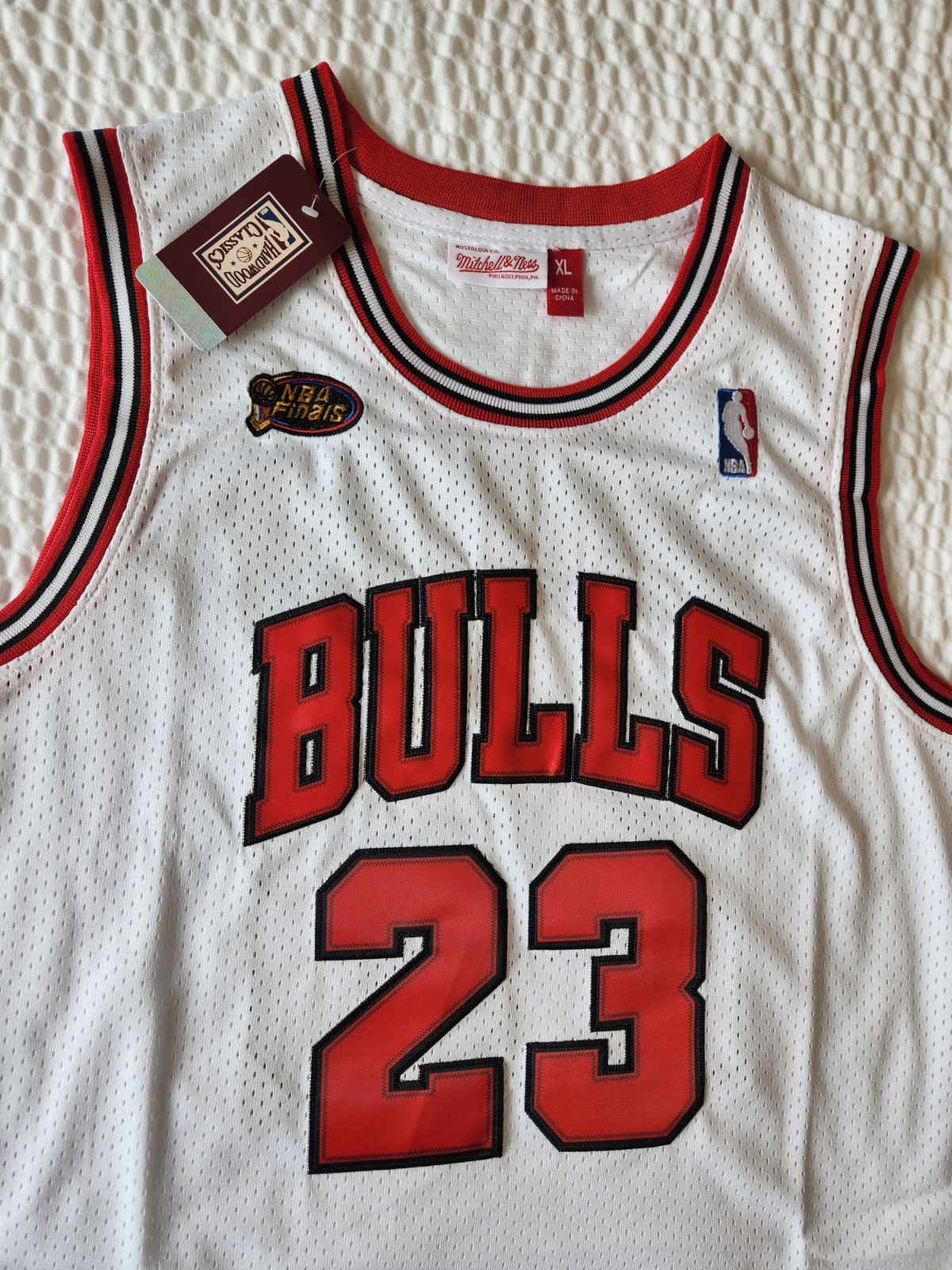 Mitchell & Ness 🔥 Michael Jordan 🔥#23 Bulls 1997-98 NBA FINALS Jersey Men’s XL