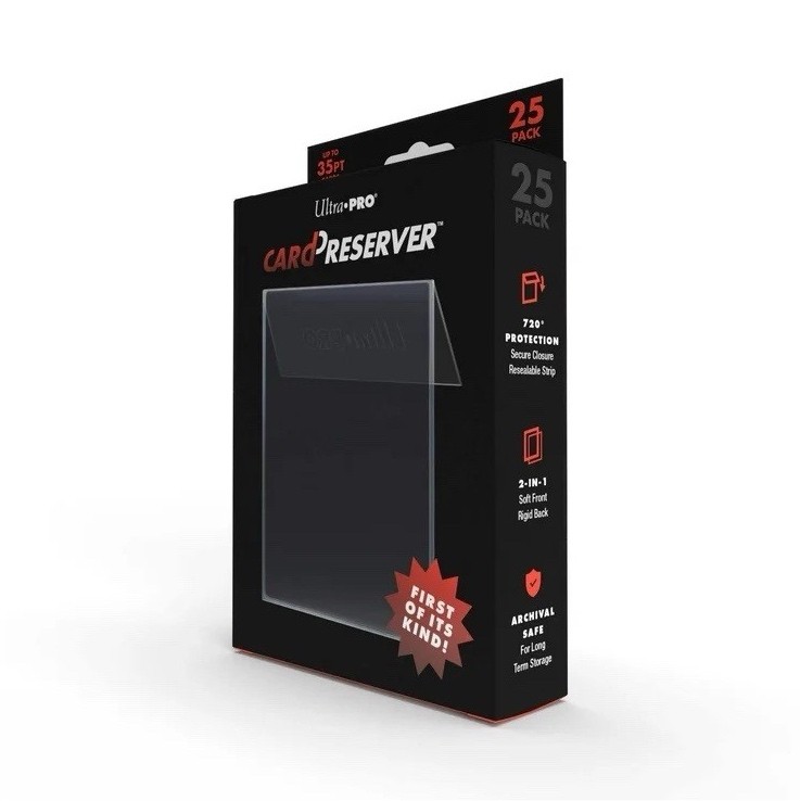 Ultra PRO Card Preserver Card Sleeves 25 Pack Archival Safe Resealable Clear