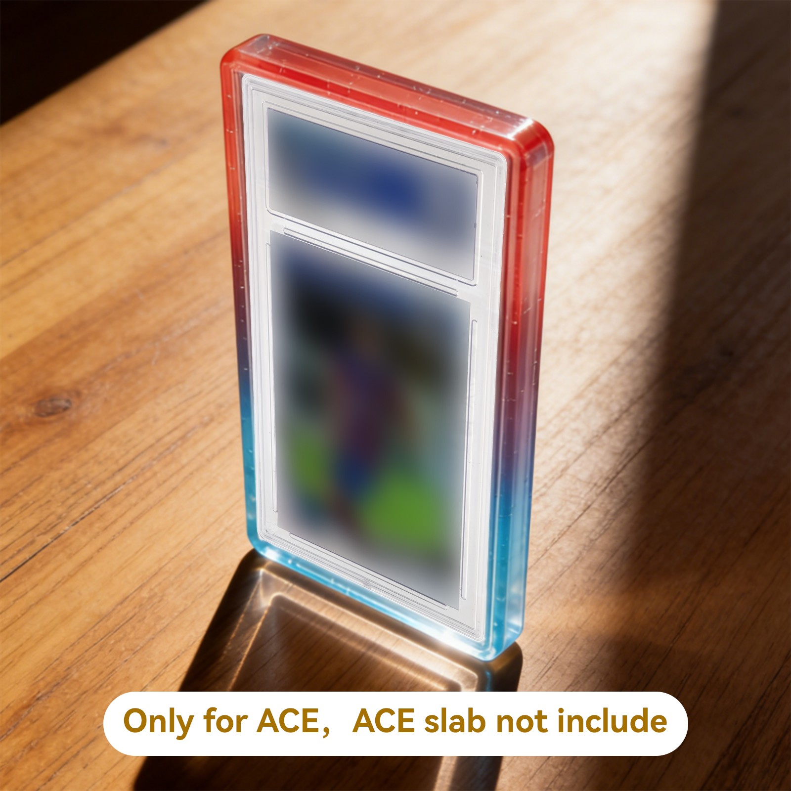 Graded Card Slab Bumper Guard Protector TPU Case w/ Clear Back for ACE Trading