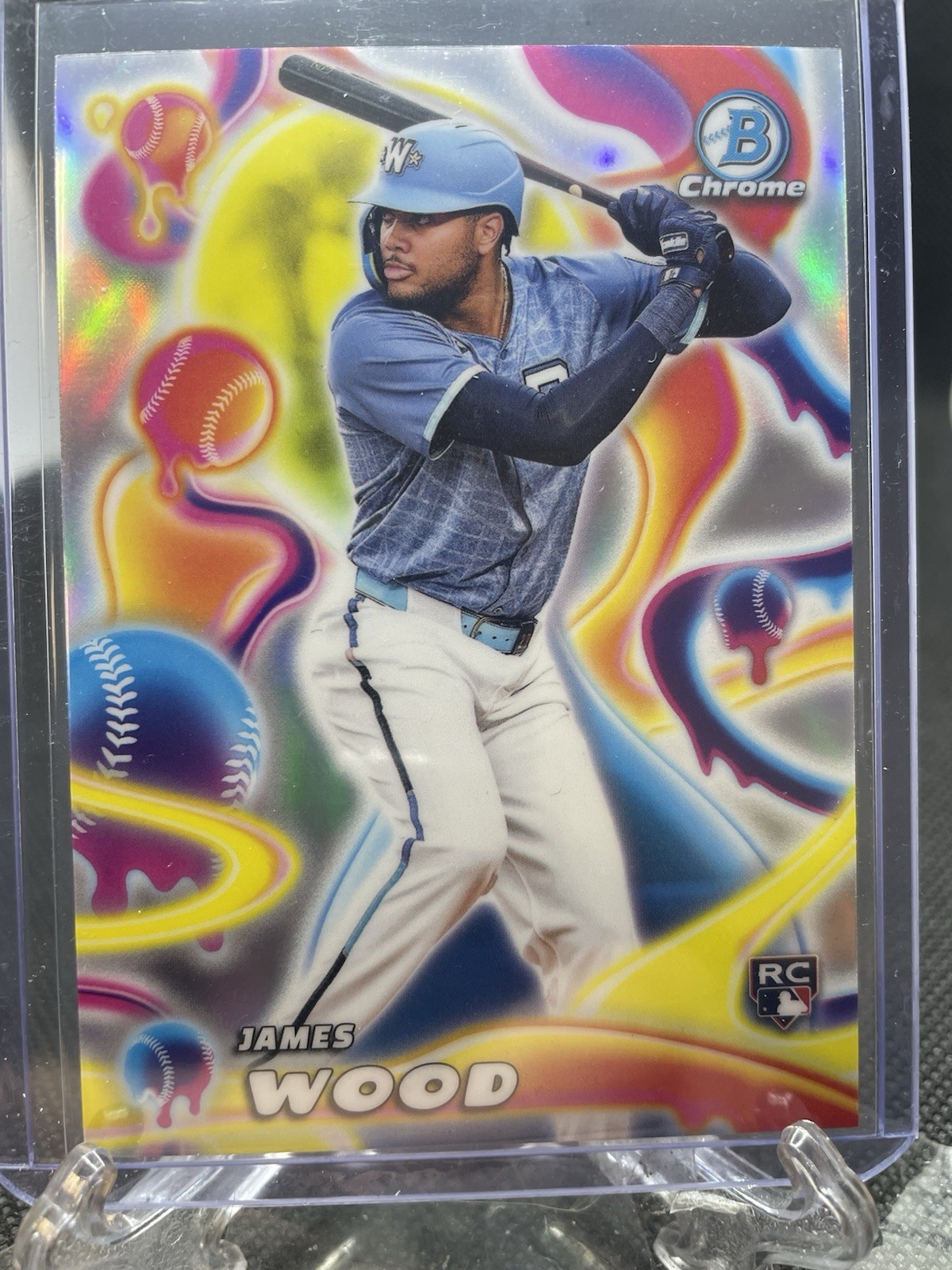 2025 Bowman Chrome – Melt Mashers James Wood #MM-4 (RC)