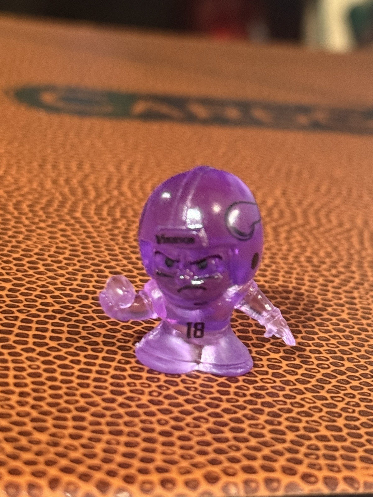 NFL TeenyMates Series 12 2024 Justin Jefferson Rare Purple Ice 1:171 Vikings