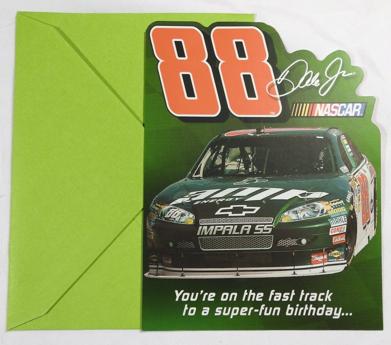 NEW Kid Squad Birthday Card NASCAR 88 Dale Earnhardt Jr. Hendrick Motorsports