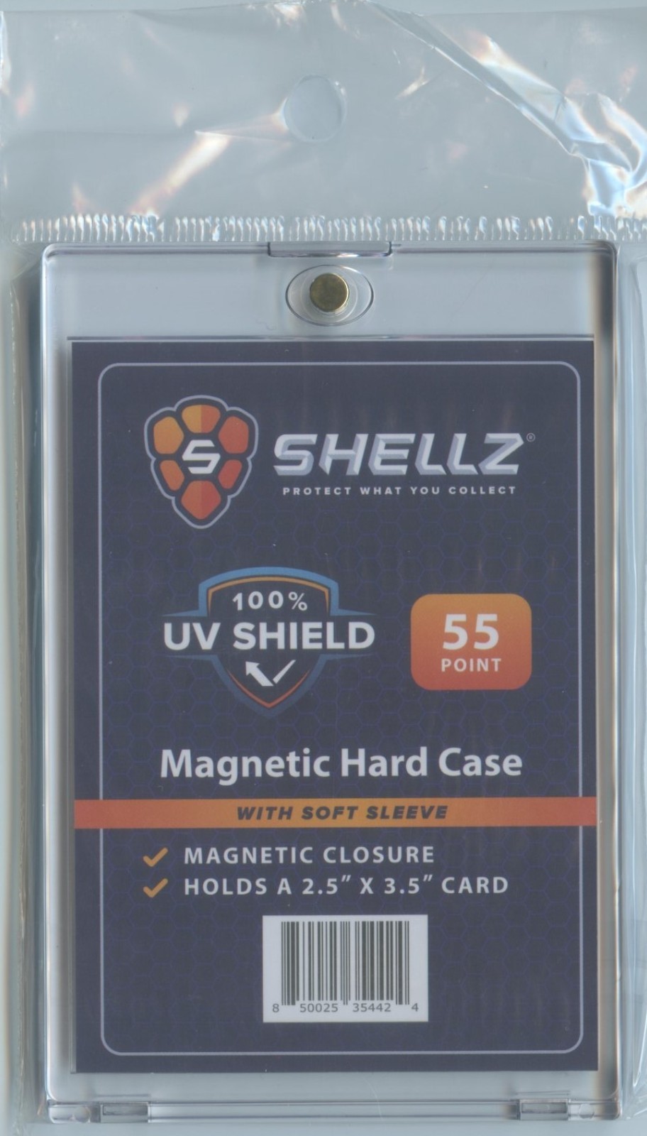 SHELLZ One-Touch 55pt Point Magnetic Card Holder With Penny Sleeve For Surface!