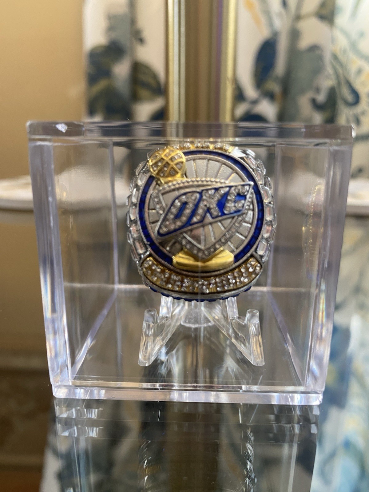 2025 Oklahoma City Thunder Championship Ring w/Showcase Cube Alexander USA SHIP