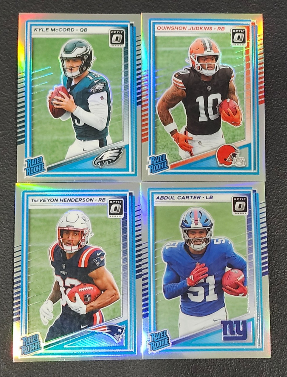 2025 Optic Football HOLO PRIZMS 201-300 You Pick – 2 Card Minimum