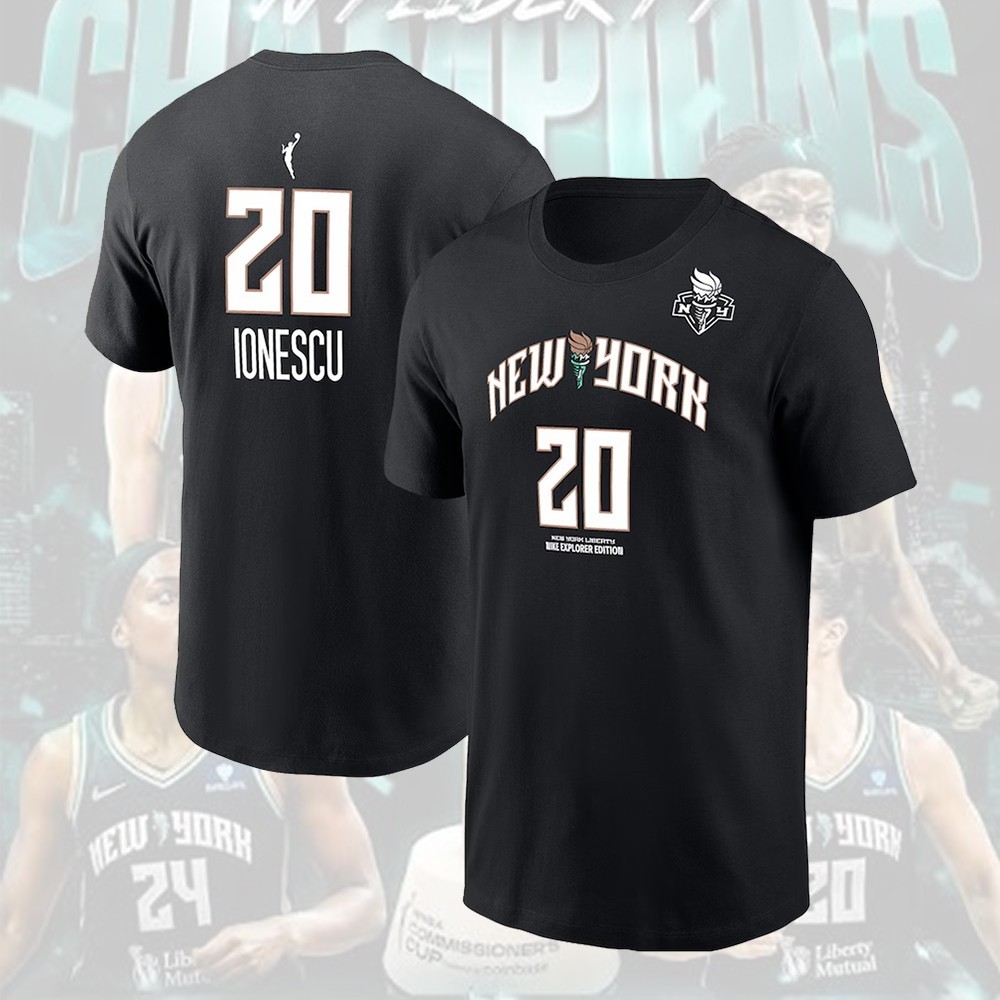 Sabrina Ionescu #20 New York Commissioner’s Cup Championship Name Number Player