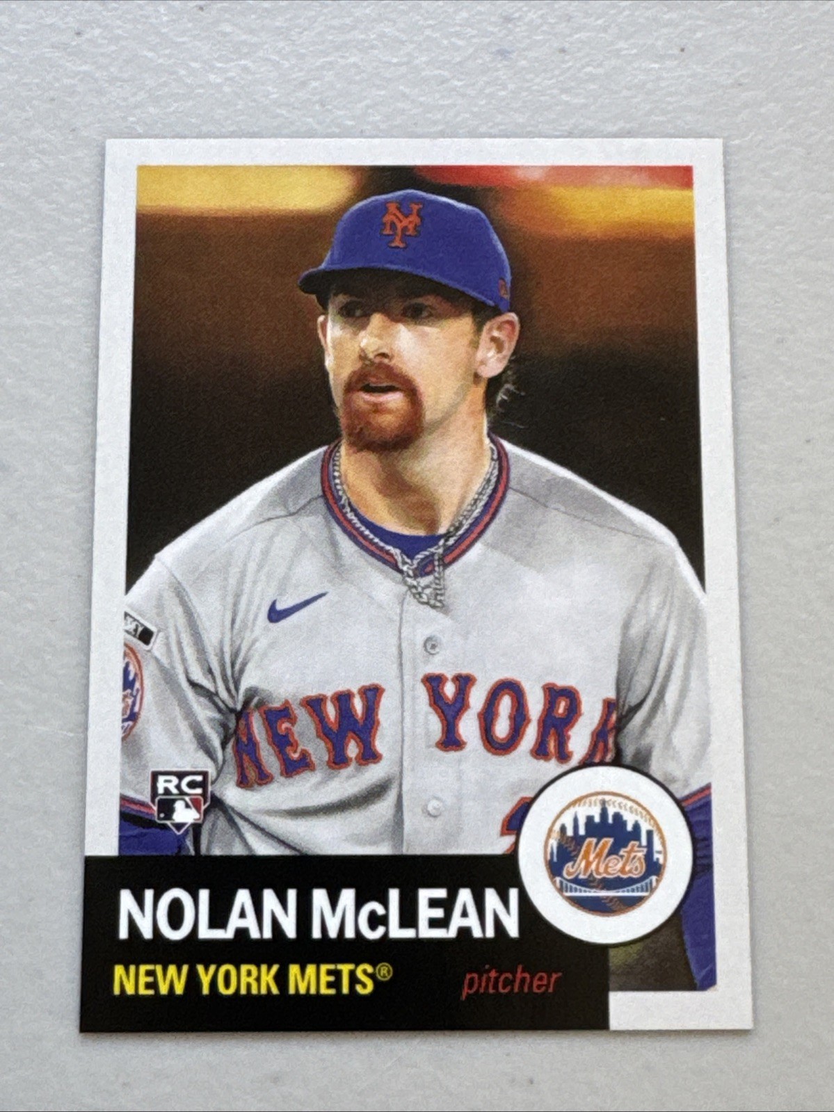 2026 TOPPS LIVING SET #928 NOLAN MCLEAN (RC) – NEW YORK METS