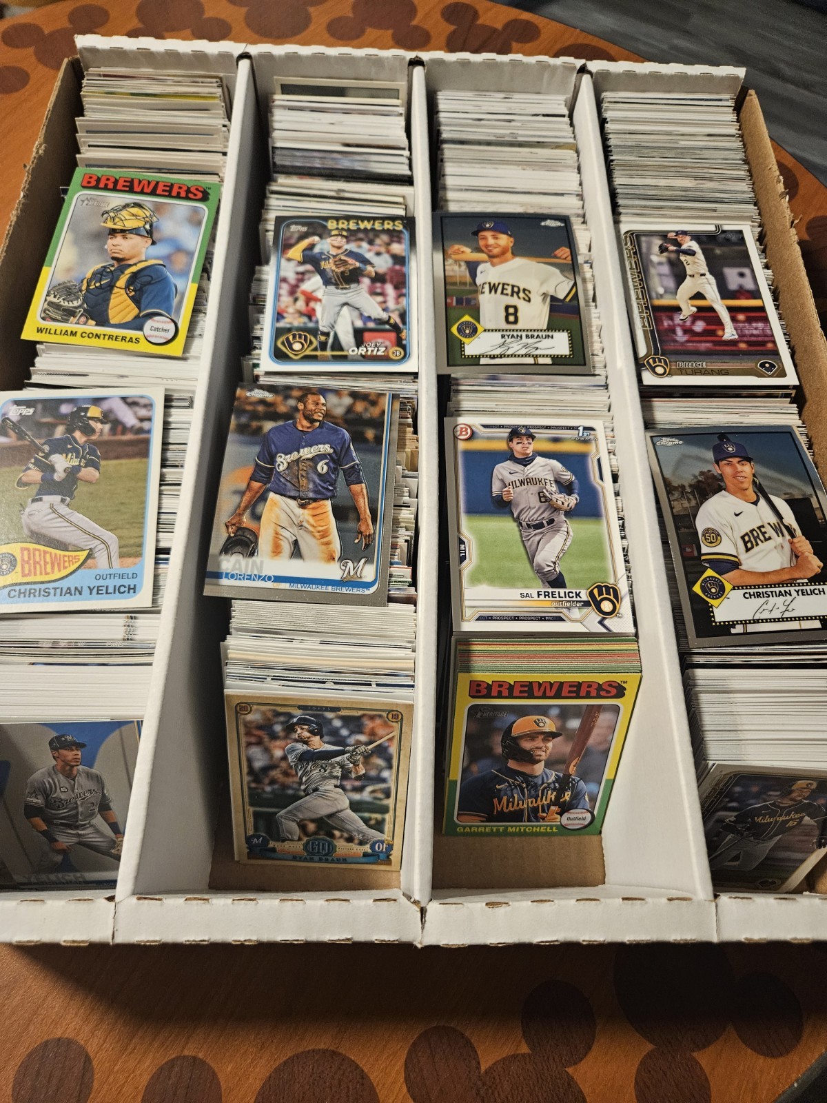 Milwaukee Brewers Bulk Modern Lot (2400ct.) See Description