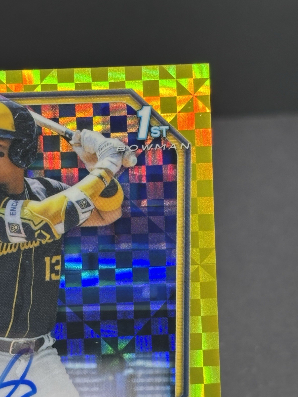2026 Bowman – HANDELFRY ENCARNACION – 1st Chrome Yellow X-Fractor AUTO #/75