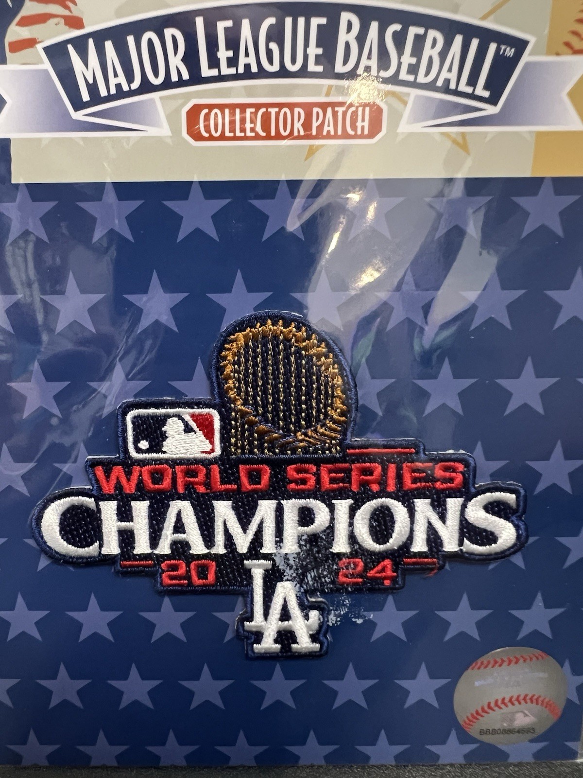 2024 LA Dodgers World Series Champions Patch MLB Emblem Source Sealed