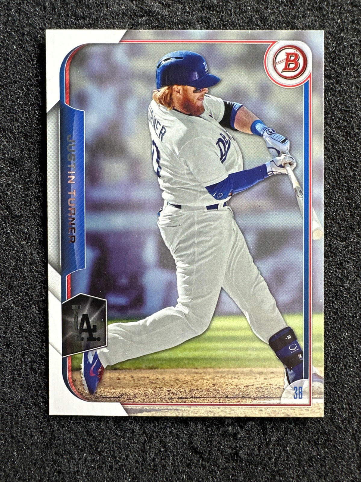 JUSTIN TURNER #55 2015 Bowman Baseball QTY Los Angeles Dodgers
