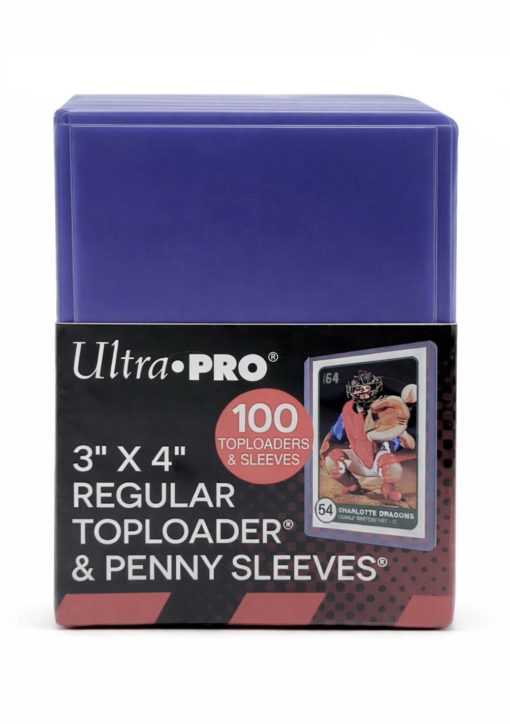 Ultra Pro Top Loaders3″× 4″ 100ct & 100 Penny Sleeves Bundle – NEW READ