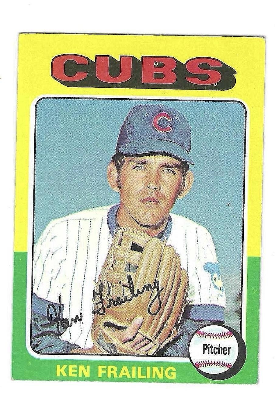 Ken Frailing 1975 Topps Mini #436 Chicago Cubs EX