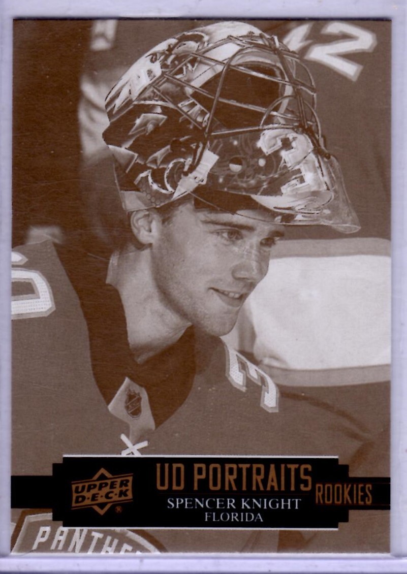 2021-22 Upper Deck Series 1 Spencer Knight Portraits Card # P-32