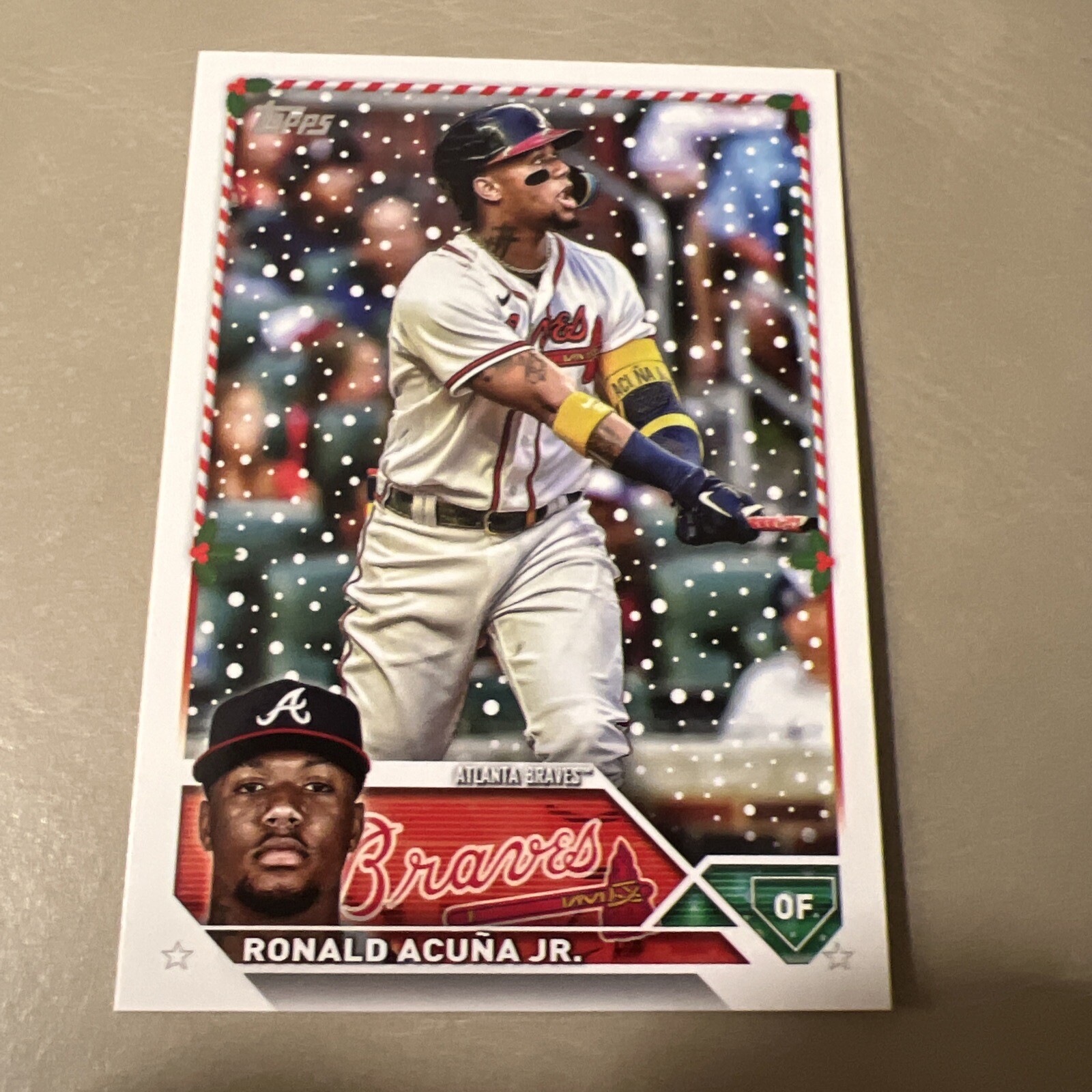 2023 Topps Holiday Mega Box Ronald Acuna Jr. #H43 Braves!!!