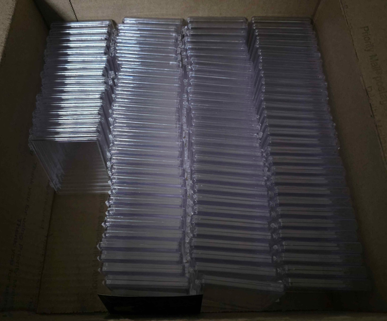 Plastic Trading Card Holders – 106 Qty – Good condition