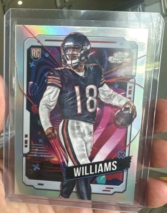 2024 Topps Cosmic Chrome Future Stars Caleb Williams FS1 Refractor RC Rookie