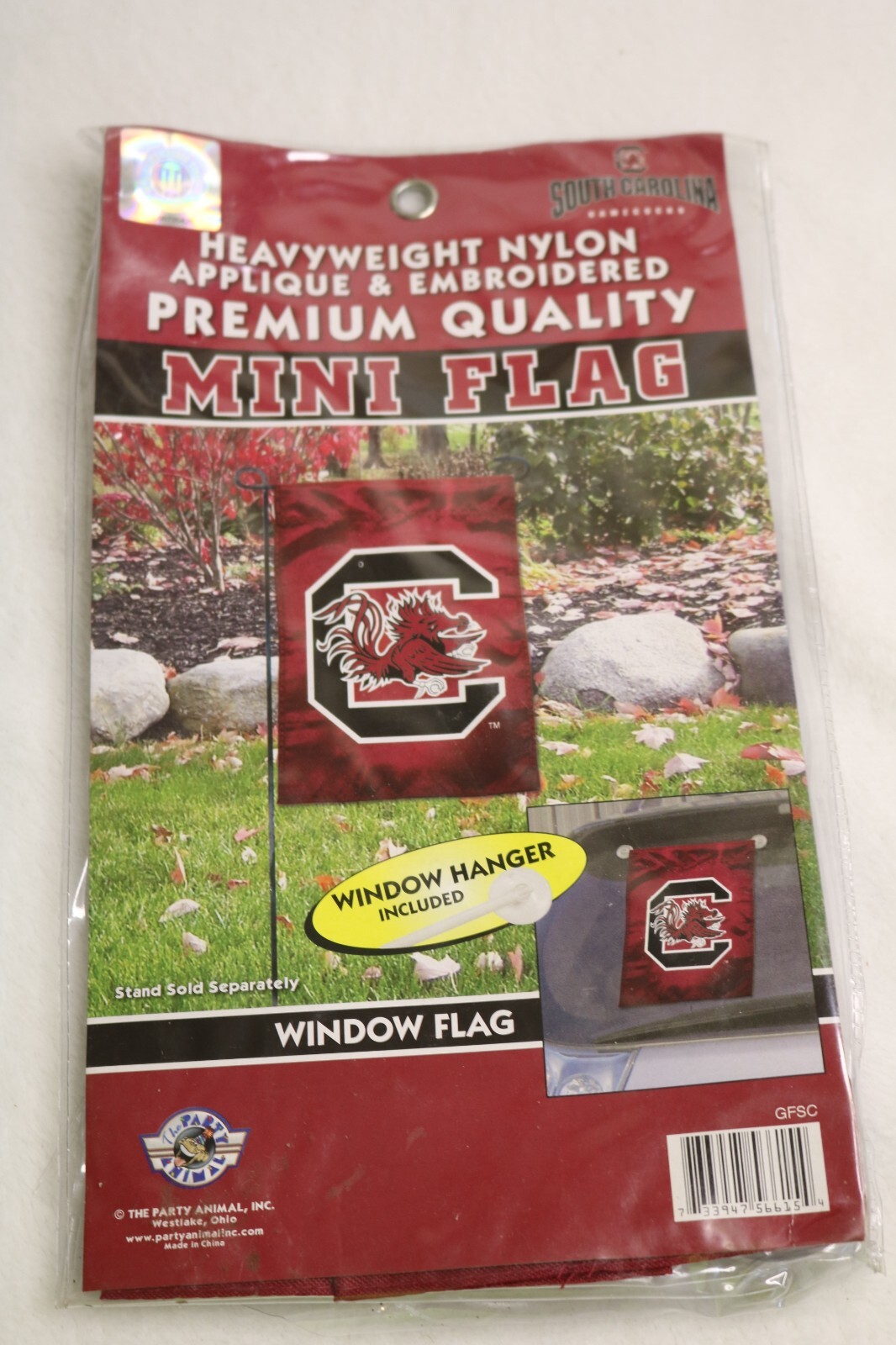 SOUTH CAROLINA GAMECOCKS PREMIUM MINI GARDEN FLAG 15 X 10.5 New In Package LOOK