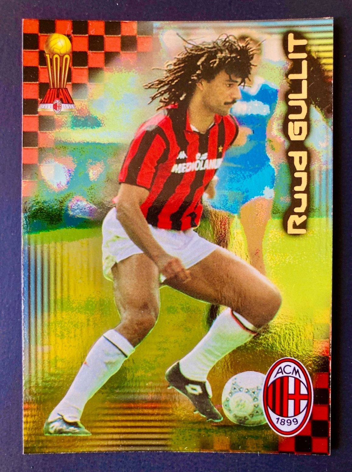 1999-00 Panini Calcio cards 2000 #M12 AC Milan I Grandi Ruud Gullit foil card