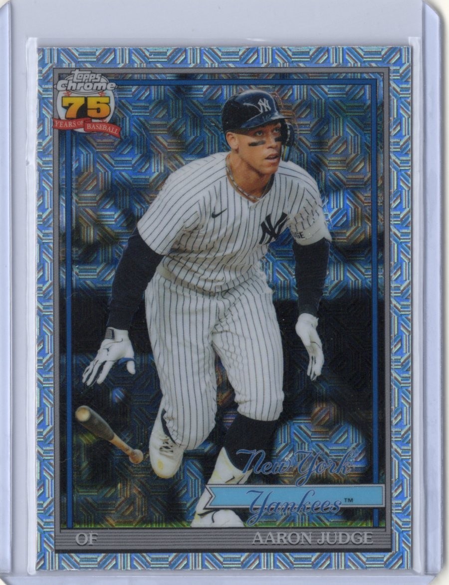 2026 Topps Series 1 AARON JUDGE 1991 Chrome Silver Pack Mojo #91C-82 Yankees