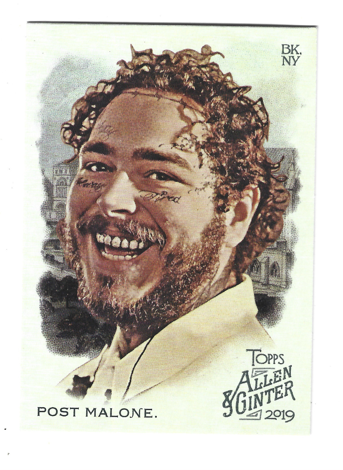 2019 Topps Allen and Ginter #176 Post Malone
