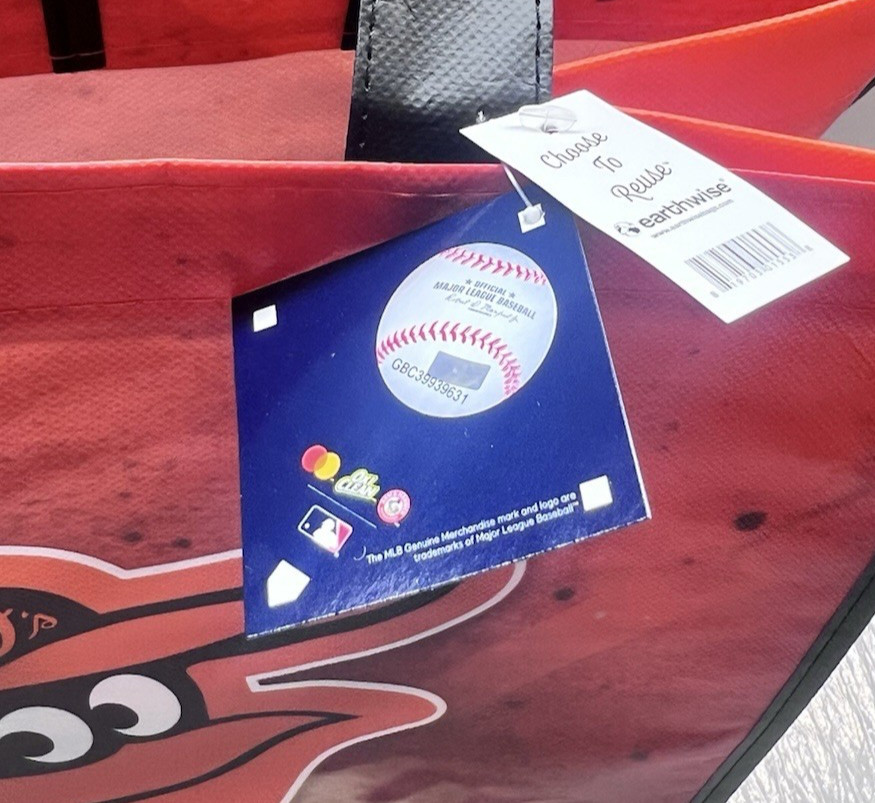 MLB Baltimore Orioles Reusable Shopping Bag