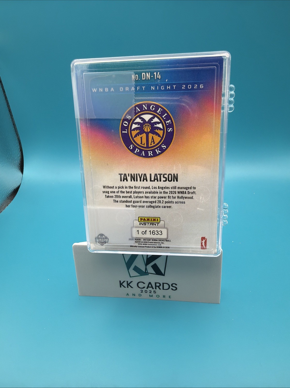 2026 Panini Instant WNBA Draft Night Base Set #1-14 New Sealed