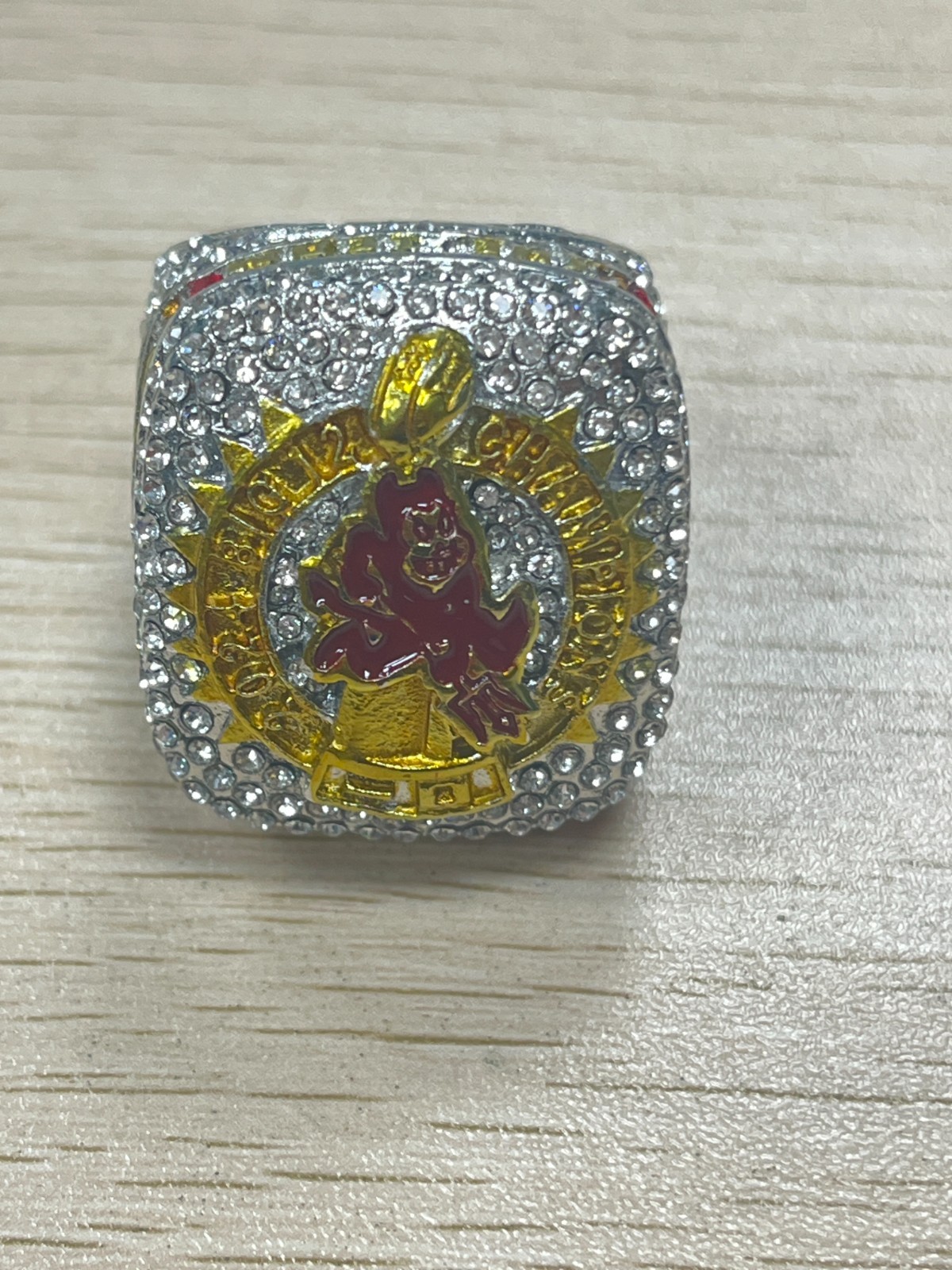 2024 BIG 12 Arizona State Sun Devils football Championship Ring Size 11 With Box