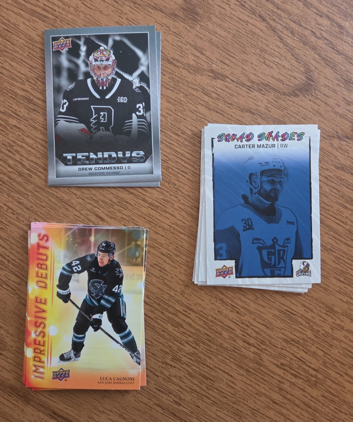2025/2026 Upper Deck AHL Hockey INSERT/PARALLEL Singles – Create Own Lot